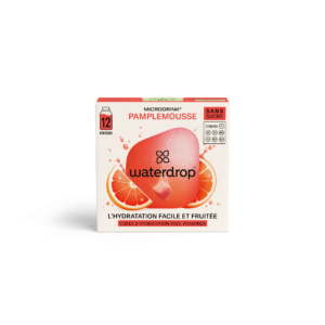 Pastilles d'hydratation Waterdrop saveur PAMPLEMOUSSE