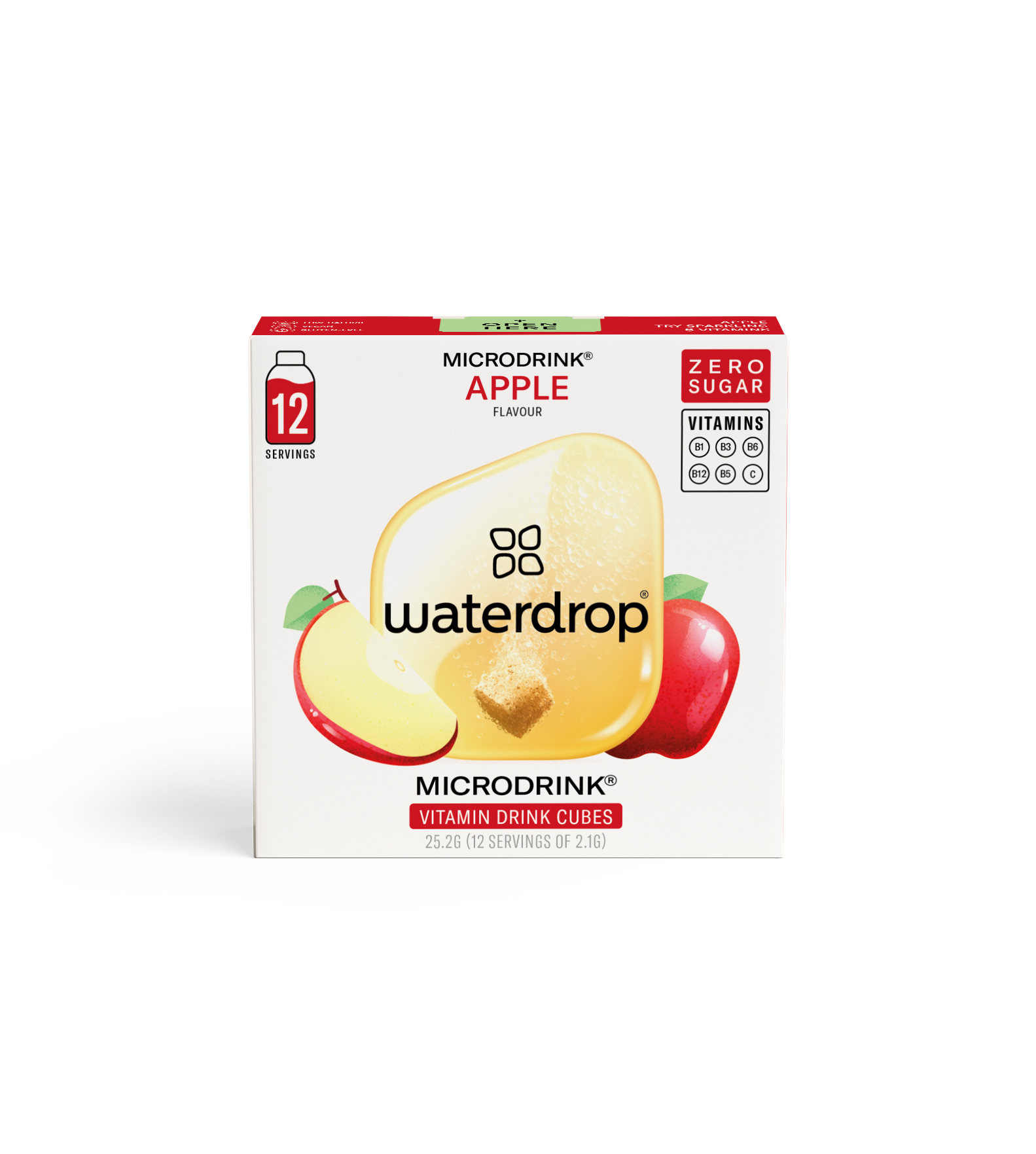 Pastilles d'hydratation Waterdrop saveur POMME