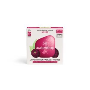 Pastilles d'hydratation Waterdrop saveur MURES