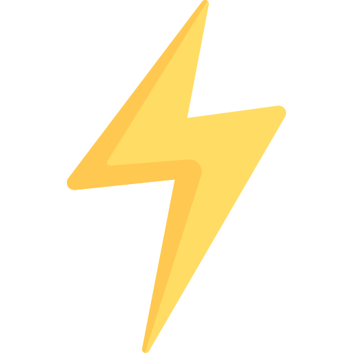 Energy symbol - lightning
